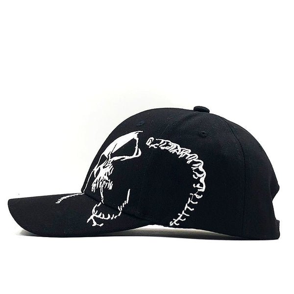 Skull baseball cap