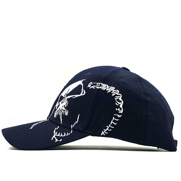 Skull baseball cap