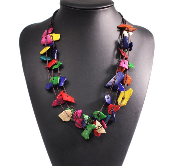 Coconut Chips Necklace