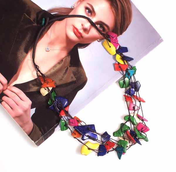 Coconut Chips Necklace