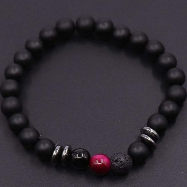 Bohemian Natural Stone Cord Bracelet
