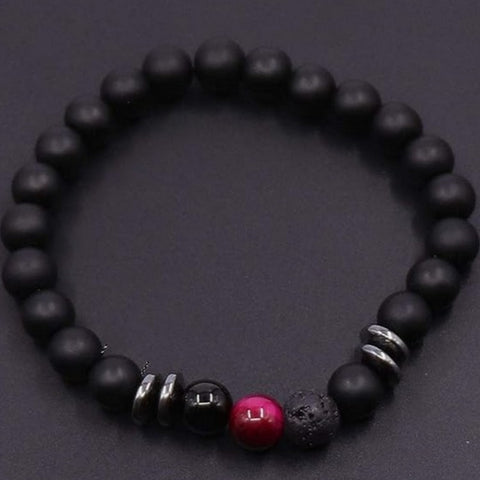 Bohemian Natural Stone Cord Bracelet
