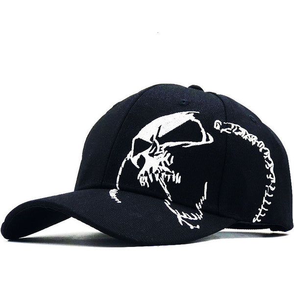 Skull baseball cap
