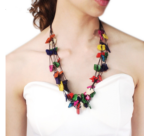 Coconut Chips Necklace
