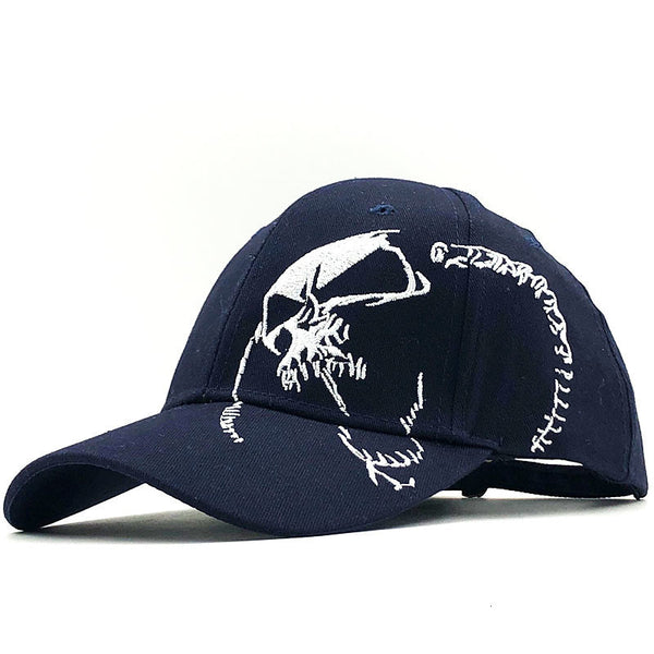 Skull baseball cap