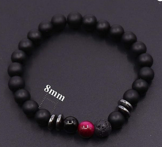 Bohemian Natural Stone Cord Bracelet