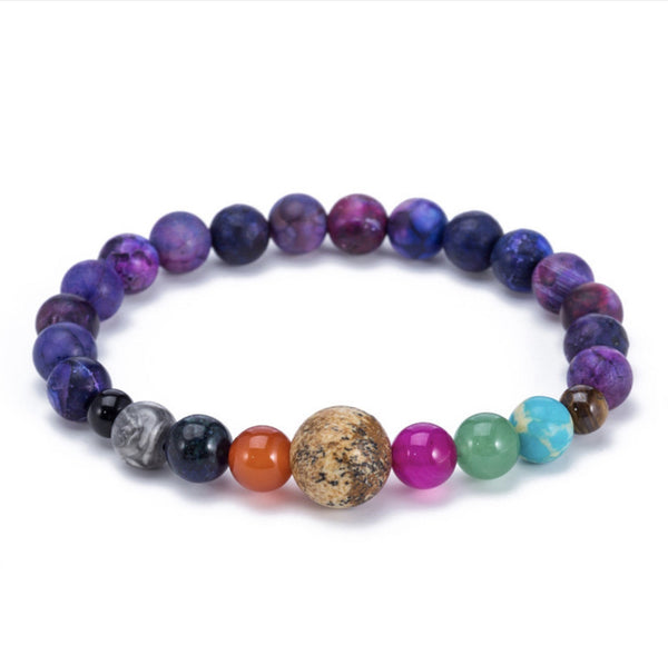 Bohemian Natural Stone Cord Bracelet