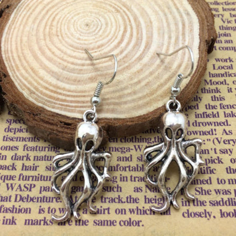 Octopus earrings
