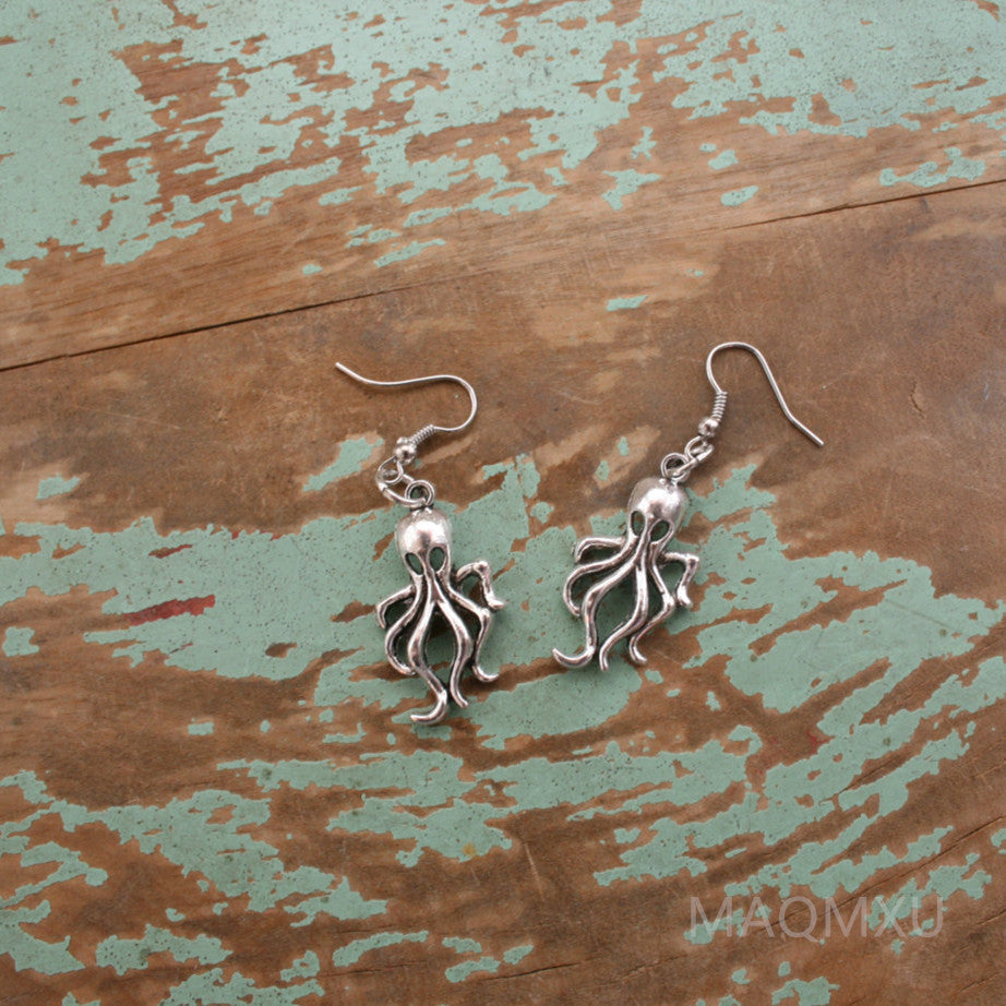 Octopus earrings