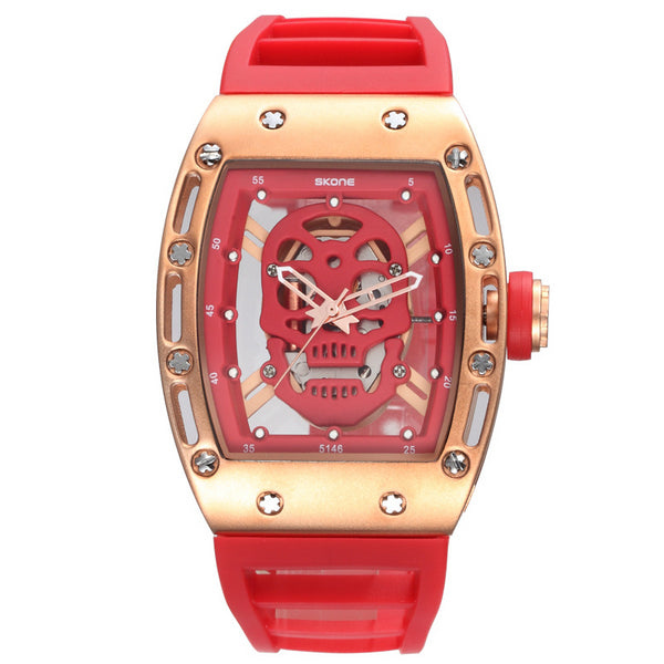 SKONE men's outdoor sports watch time high-grade Mens Waterproof quartz speed sold through the skull table